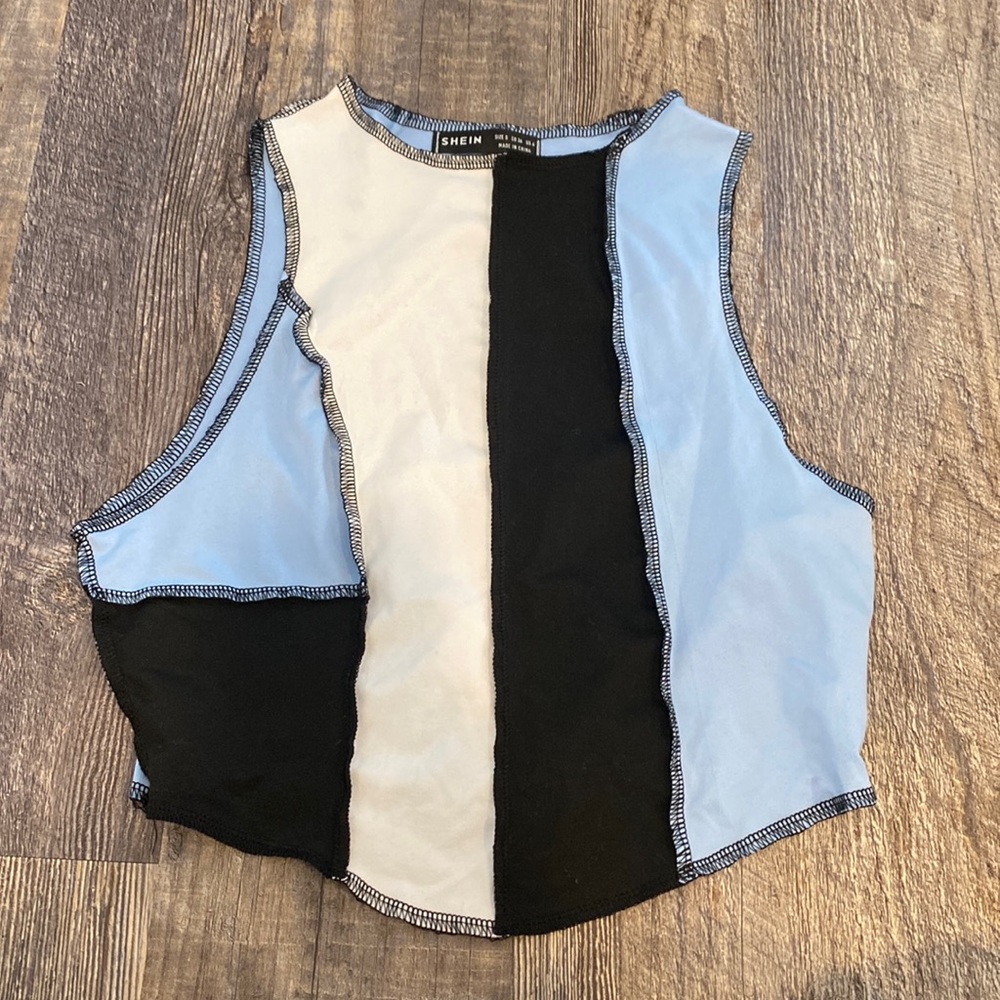 Color block tank top